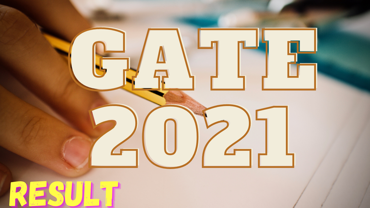 GATE 2021 Result Announced